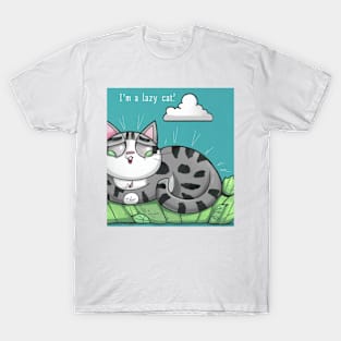 Lazy cat T-Shirt